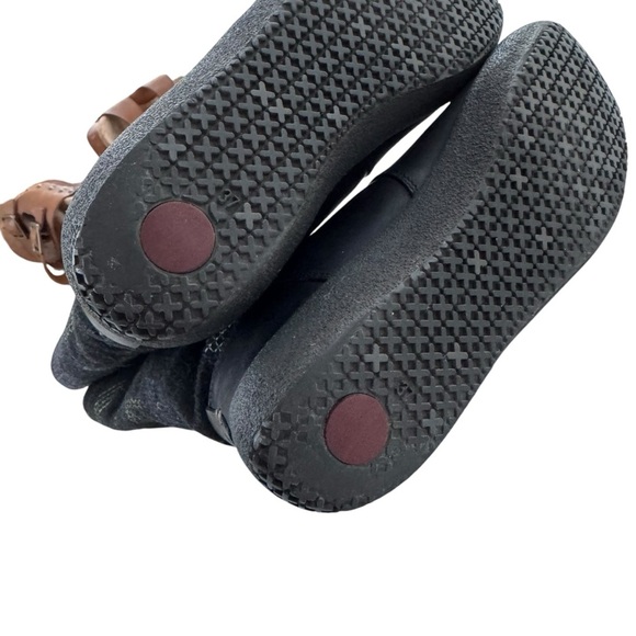 Camper Twins Wool and Leather Boot Black and Gray Size 37 US 7 - Picture 10 of 13